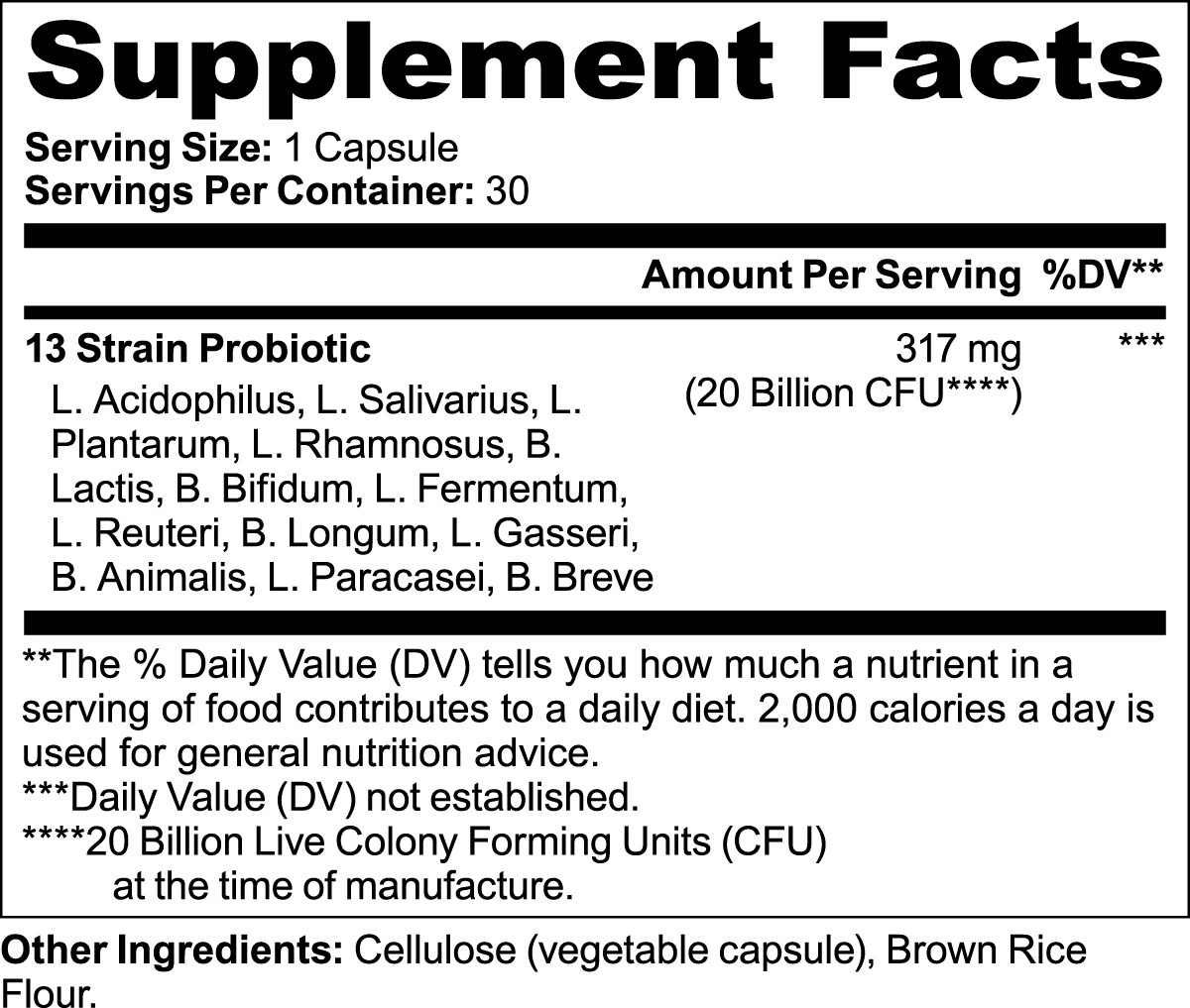 Probiotic Capsules